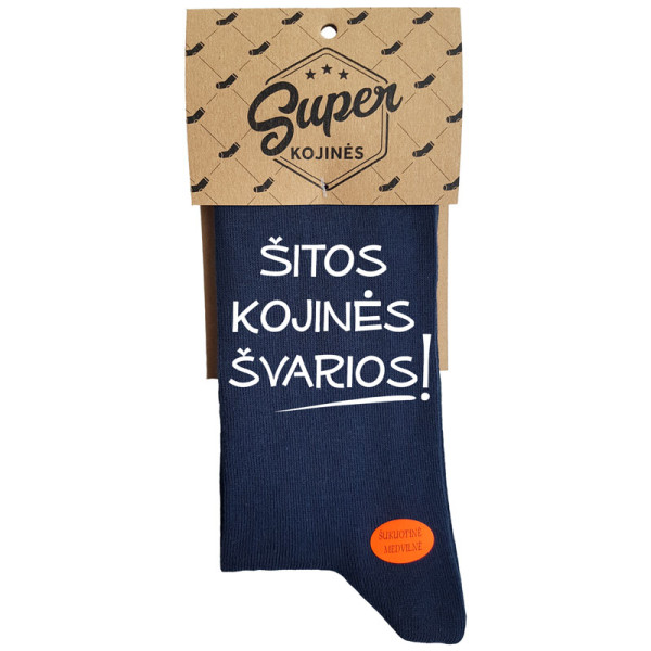 Kojinės "Šitos kojinės švarios!" Kojinės "Šitos kojinės švarios!"