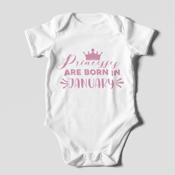 Smėlinukas "Princesses are born in" su keičiamu mėnesiu Smėlinukas "Princesses are born in" su keičiamu mėnesiu