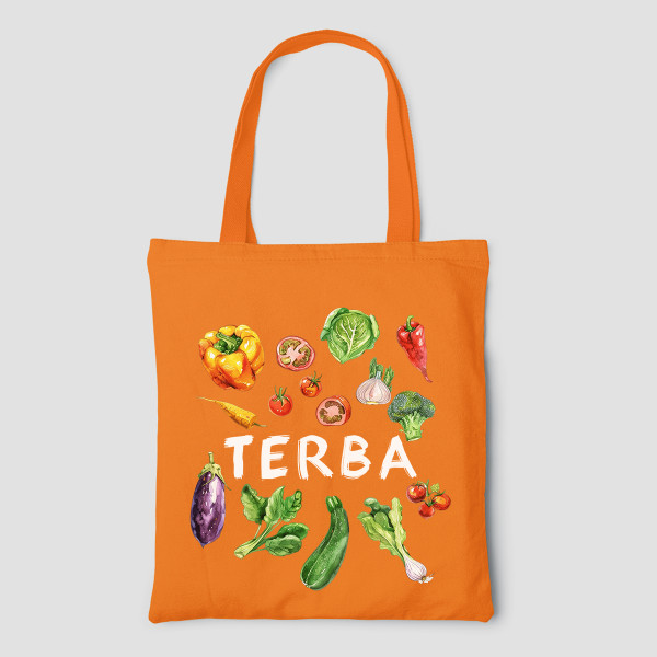 Spalvotas medžiaginis maišelis "Terba"