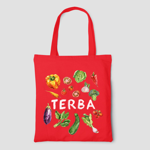 Spalvotas medžiaginis maišelis "Terba"