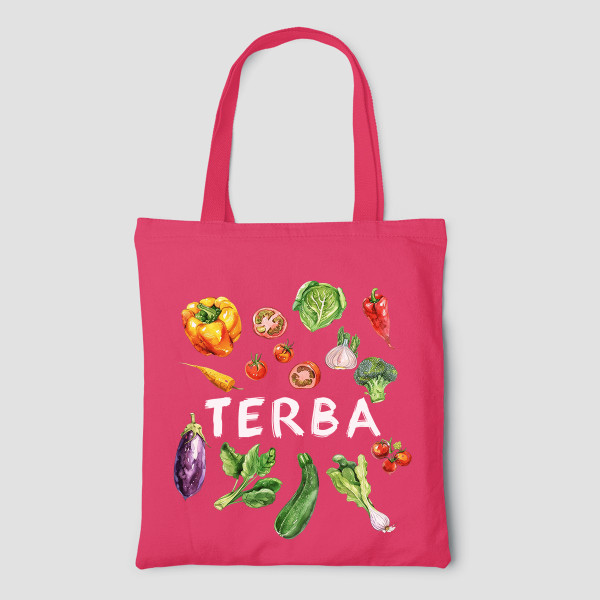 Spalvotas medžiaginis maišelis "Terba"