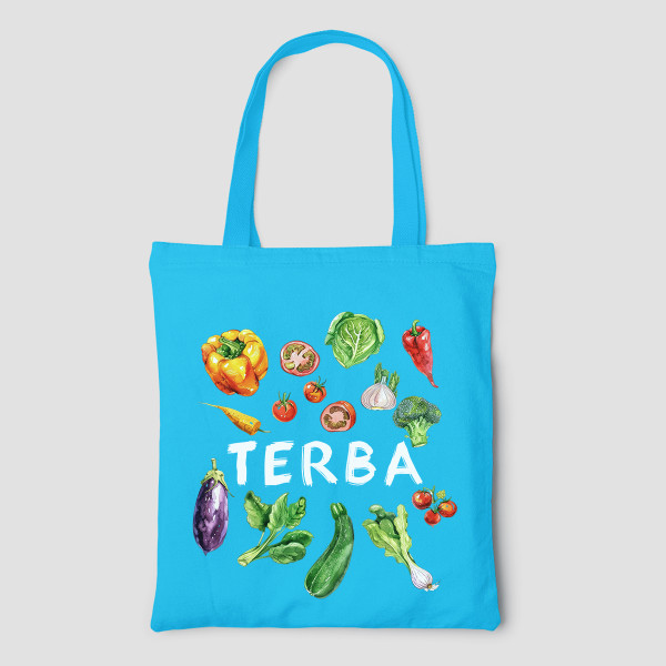 Spalvotas medžiaginis maišelis "Terba"
