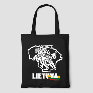 Spalvotas medžiaginis maišelis "Vytis - Lietuva"