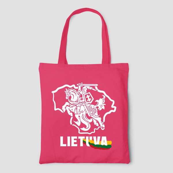 Spalvotas medžiaginis maišelis "Vytis - Lietuva"