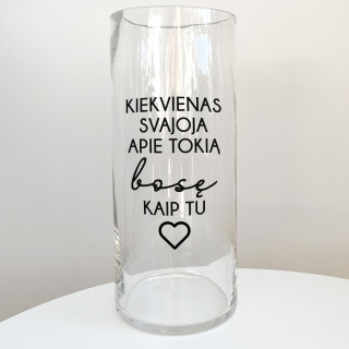 Stiklinė vaza "Bosė"