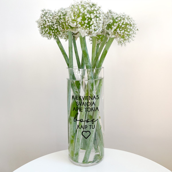 Stiklinė vaza "Bosė"