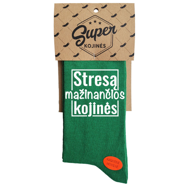 Kojinės "Stresą mažinančios kojinės" Kojinės "Stresą mažinančios kojinės"