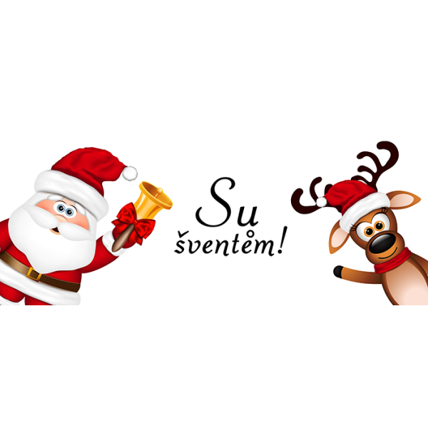 Puodelis "Su šventėm"