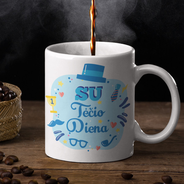 Puodelis "Su Tėčio Diena" Puodelis "Su Tėčio Diena"