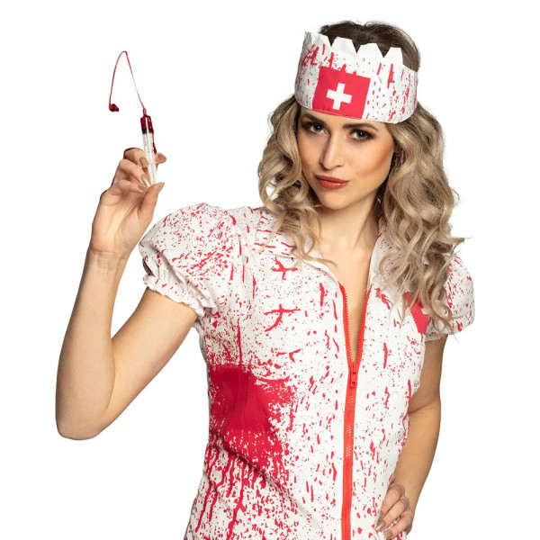 Švirkšto ir netikro kraujo rinkinys "Horror nurse" Švirkšto ir netikro kraujo rinkinys "Horror nurse"