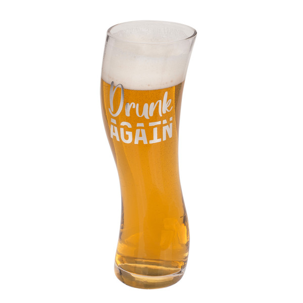 Svyruojantis bokalas "Drunk again" (569ml) Svyruojantis bokalas "Drunk again" (569ml)