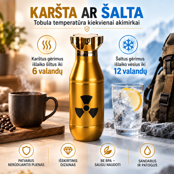 Termosas "Atominė bomba", 500ml