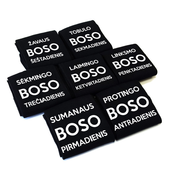 Kojinių komplektas "Tobulo boso savaitė" Kojinių komplektas "Tobulo boso savaitė"