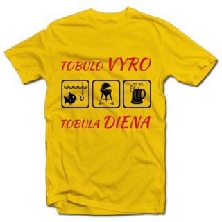 Marškinėliai "Tobulo vyro tobula diena"