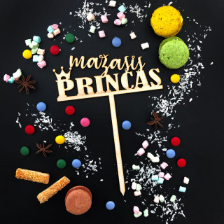 Medinė torto dekoracija "Mažasis princas"