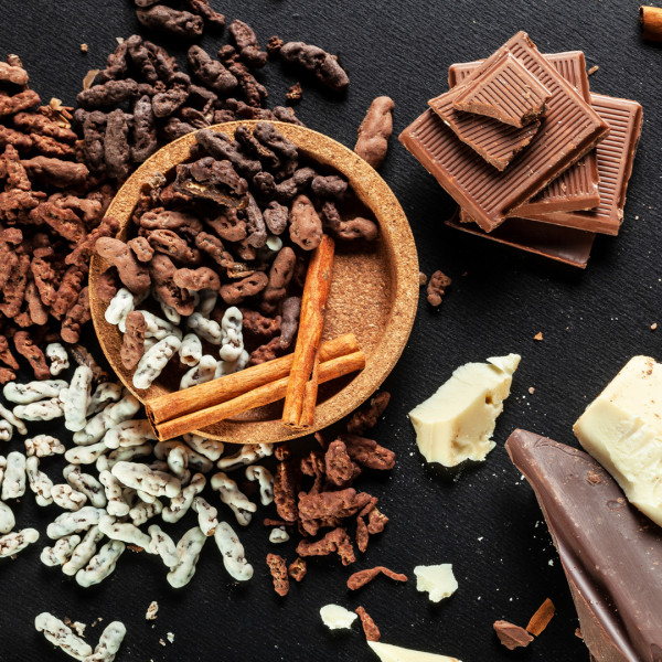 Traškūs skrudinti svirpliai "In milk chocolate" Traškūs skrudinti svirpliai "In milk chocolate"