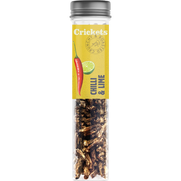 Traškūs skrudinti svirpliai "Chilli and Lime"