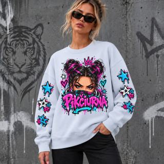 Unisex pastelinis džemperis "Pikčiurna" Unisex pastelinis džemperis "Pikčiurna"