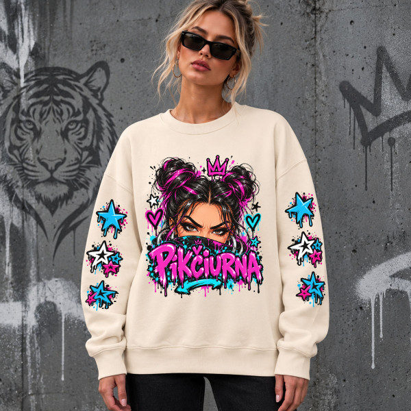 Unisex pastelinis džemperis "Pikčiurna"