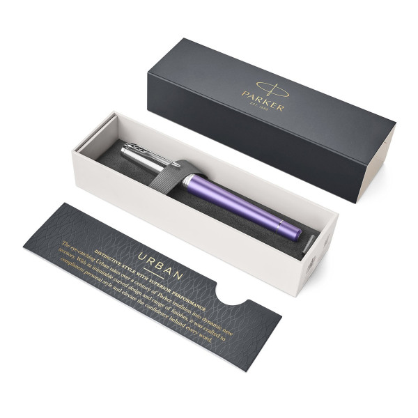 PARKER plunksnakotis "URBAN PREMIUM Violet" (su galimybe išgraviruoti už papildomą kainą) PARKER plunksnakotis "URBAN PREMIUM Violet" (su galimybe išgraviruoti už papildomą kainą)