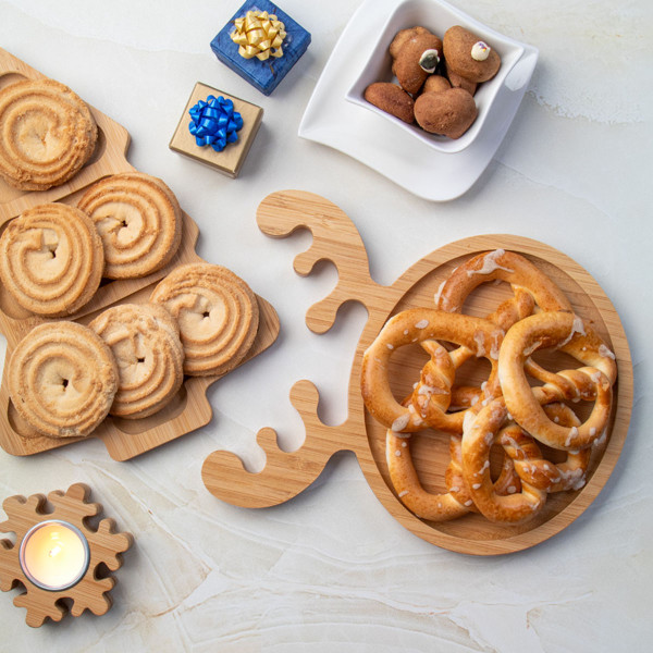 Medinis užkandžių padėkliukas "Reindeer"