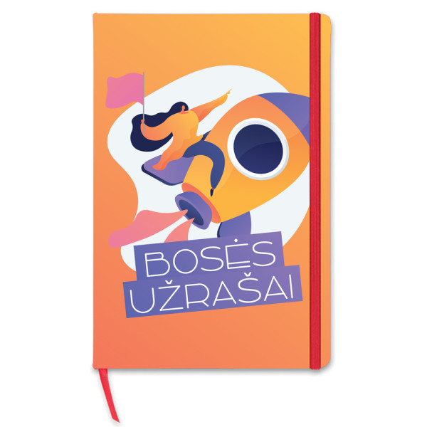 Užrašų knygutė kietu viršeliu "Bosės užrašai" Užrašų knygutė kietu viršeliu "Bosės užrašai"