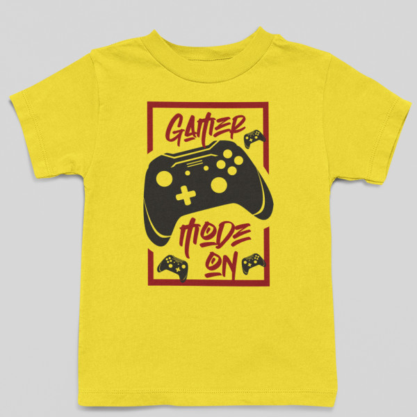 Vaikiški marškinėliai "Gamer mode on" Vaikiški marškinėliai "Gamer mode on"