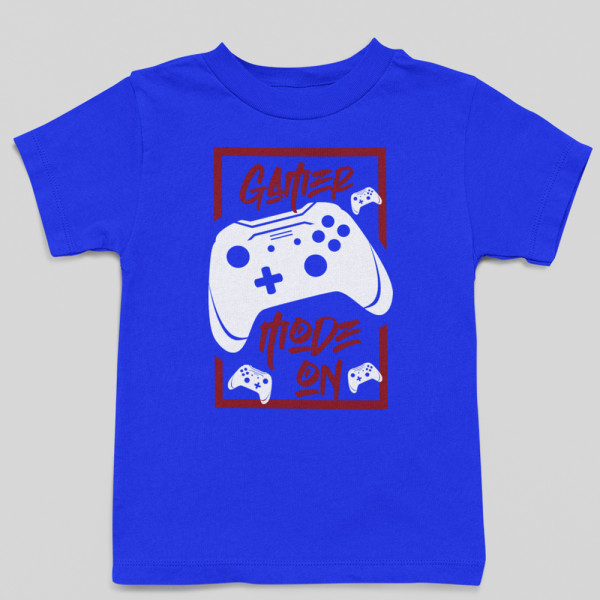 Vaikiški marškinėliai "Gamer mode on" Vaikiški marškinėliai "Gamer mode on"