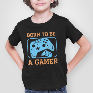 Vaikiški marškinėliai "Born to be a gamer"