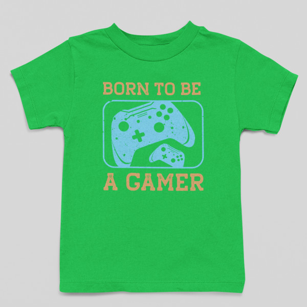 Vaikiški marškinėliai "Born to be a gamer"