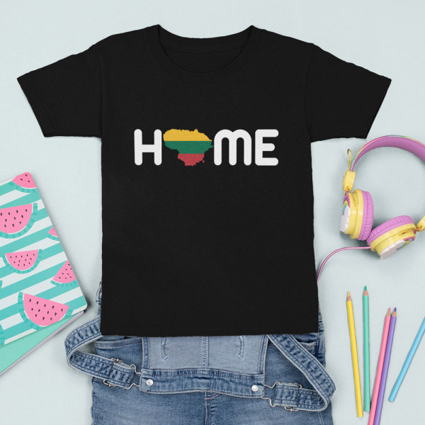 Vaikiški marškinėliai "Home"
