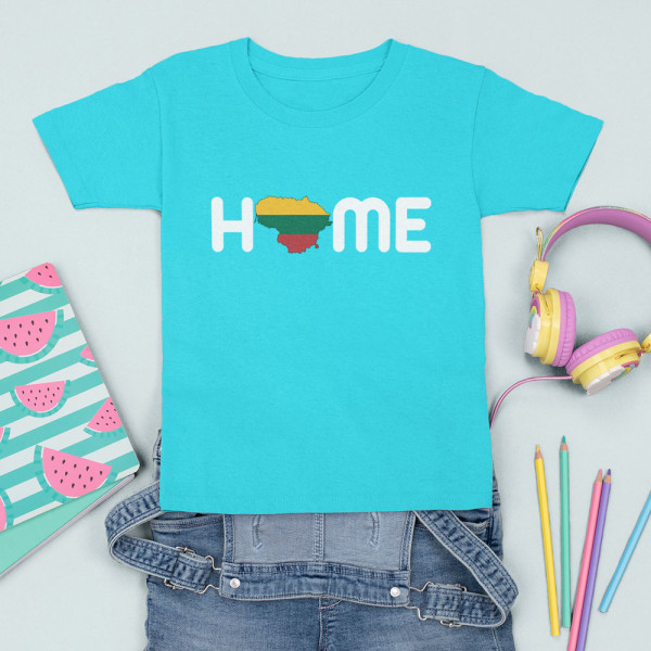 Vaikiški marškinėliai "Home"