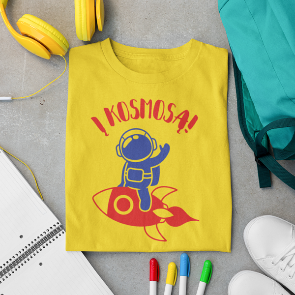 Vaikiški marškinėliai "Į kosmosą" Vaikiški marškinėliai "Į kosmosą"