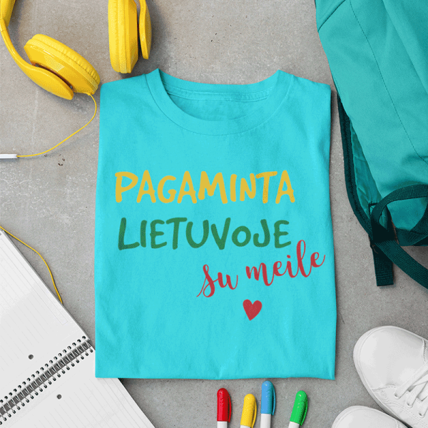 Vaikiški marškinėliai "Pagaminta Lietuvoje" Vaikiški marškinėliai "Pagaminta Lietuvoje"