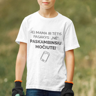 Vaikiški marškinėliai "Paskambinsiu močiutei"
