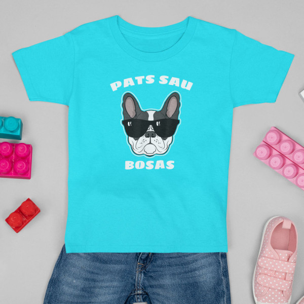 Vaikiški marškinėliai "Pats sau bosas"