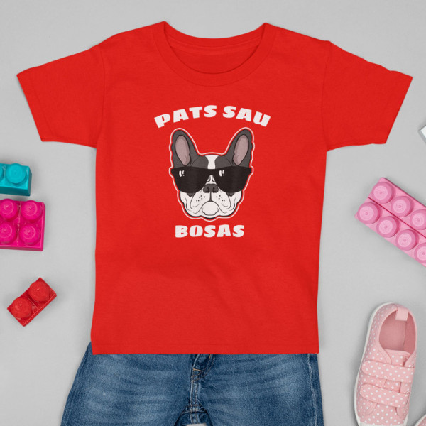 Vaikiški marškinėliai "Pats sau bosas"