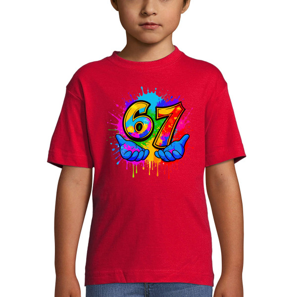 Vaikiški marškinėliai "Six seven"