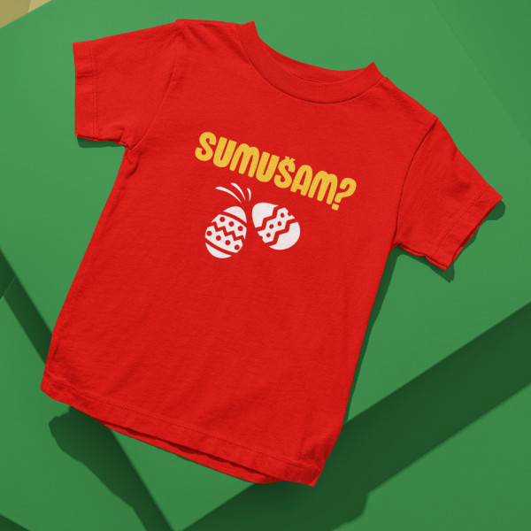 Vaikiški marškinėliai "Sumušam?"