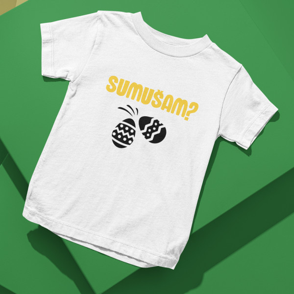 Vaikiški marškinėliai "Sumušam?"