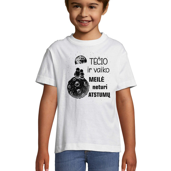Vaikiški marškinėliai "Tėčio ir vaiko meilė"