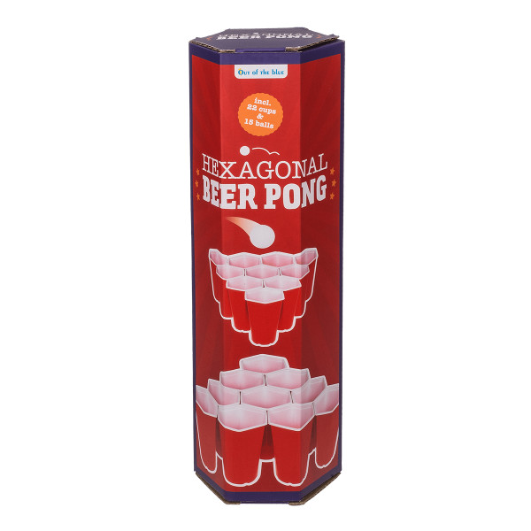 Vakarėlių žaidimas "Šešiakampis beer pong"