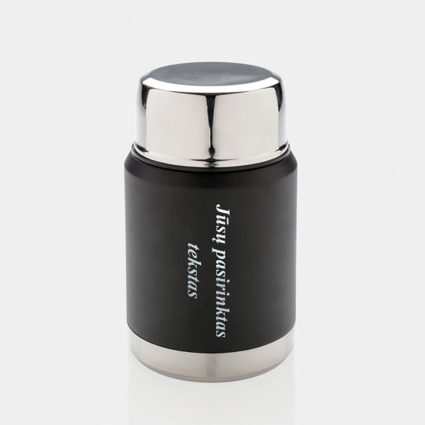 Vakuuminis maisto termosas su šaukštu "Swiss Peak Elite" (su galimybe išgraviruoti už papildomą kainą)