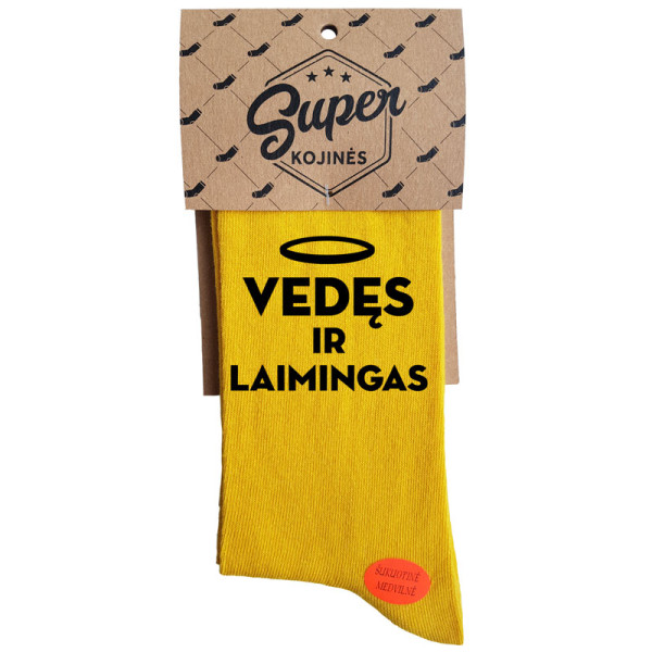 Kojinės "Vedęs ir laimingas" Kojinės "Vedęs ir laimingas"