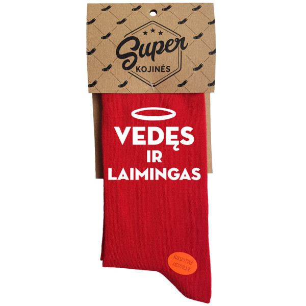 Kojinės "Vedęs ir laimingas" Kojinės "Vedęs ir laimingas"