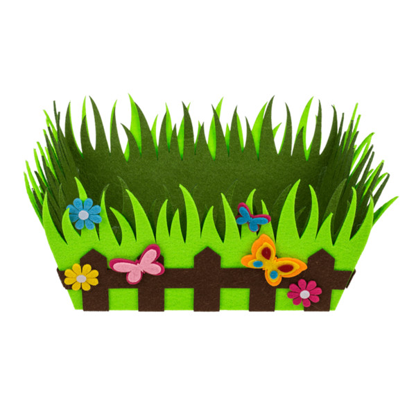 Velykinis veltinio krepšelis "Spring"