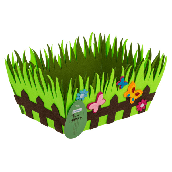 Velykinis veltinio krepšelis "Spring"