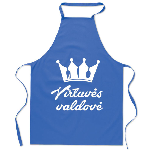 Medvilninė prijuostė "Virtuvės valdovė"