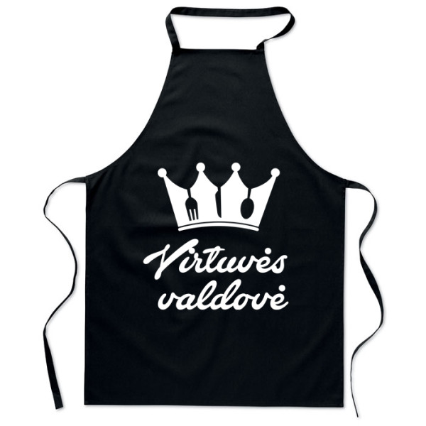 Medvilninė prijuostė "Virtuvės valdovė"