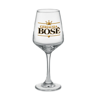 Vyno taurė "Geriausia bosė" (400ml) Vyno taurė "Geriausia bosė" (400ml)